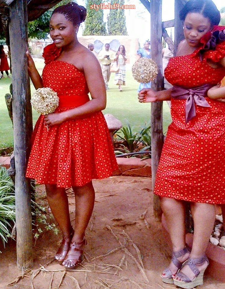 red shweshwe dresses