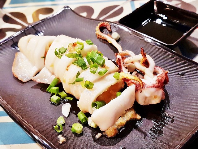 Barbecued Squid With Garlic