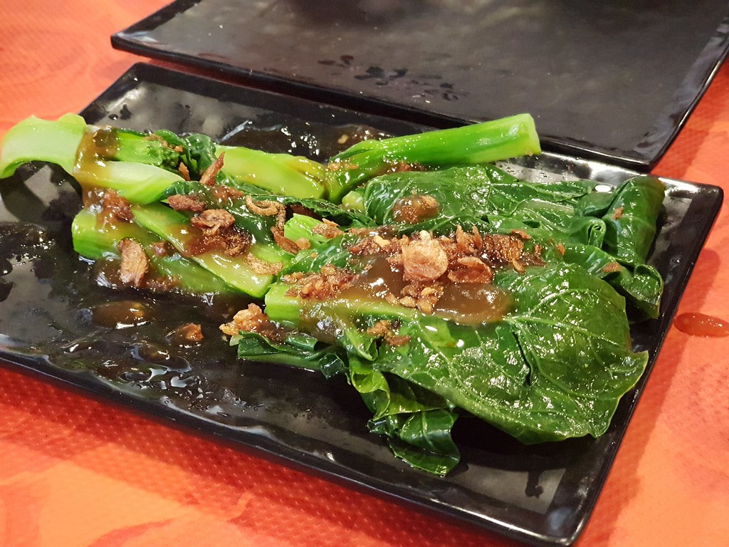 香港菜心 Hong Kong Choy Sum(S) rm$8.80 @ 潮客私房菜 Union Tradi Food at Puchong Bandar Puteri