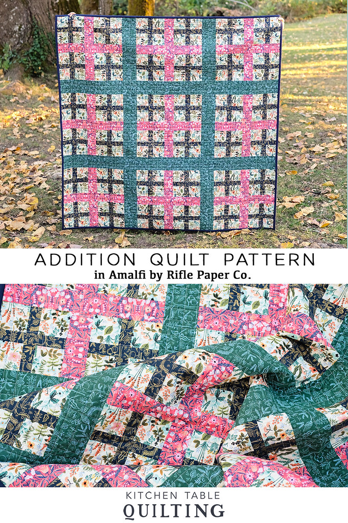 Addition Quilt Pattern in Amalfi - Kitchen Table Quilting