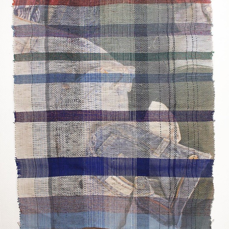 Textile tissé et sublimé (Marie Hazard)
