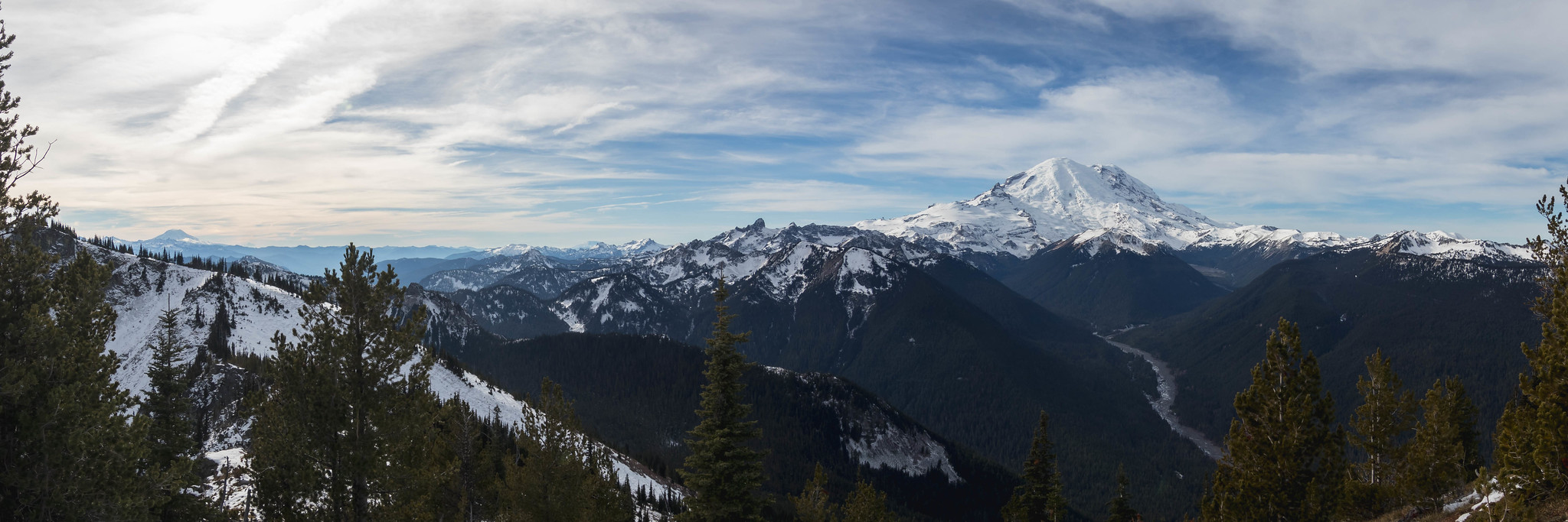 Southwest panoramic view from Crystal Peak