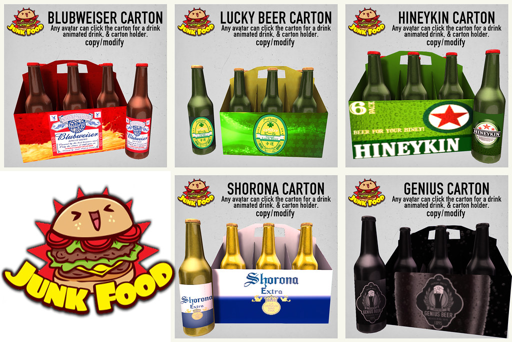 Junk Food - Beer Cartons Ad - TeleportHub.com Live!