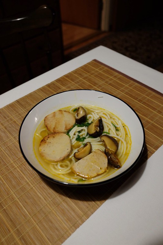 vegan spicy noodle soup