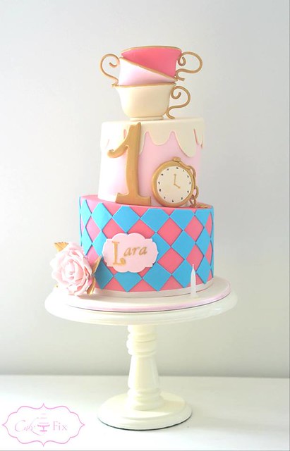 Alice in Wonderland Theme Cake by Cake Fix