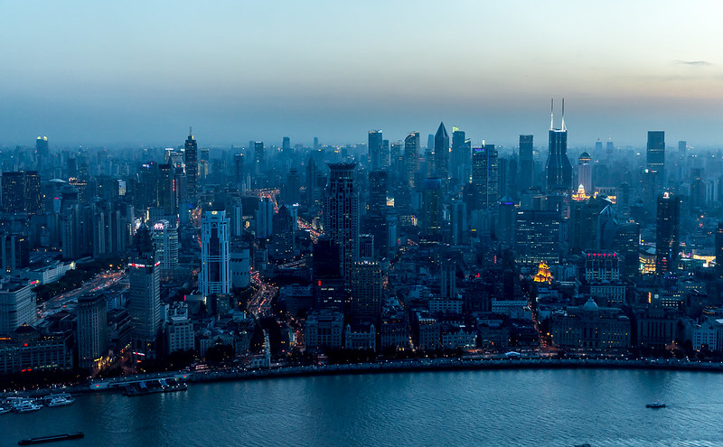 Shanghai #13 - Blue hour over Huangpu
