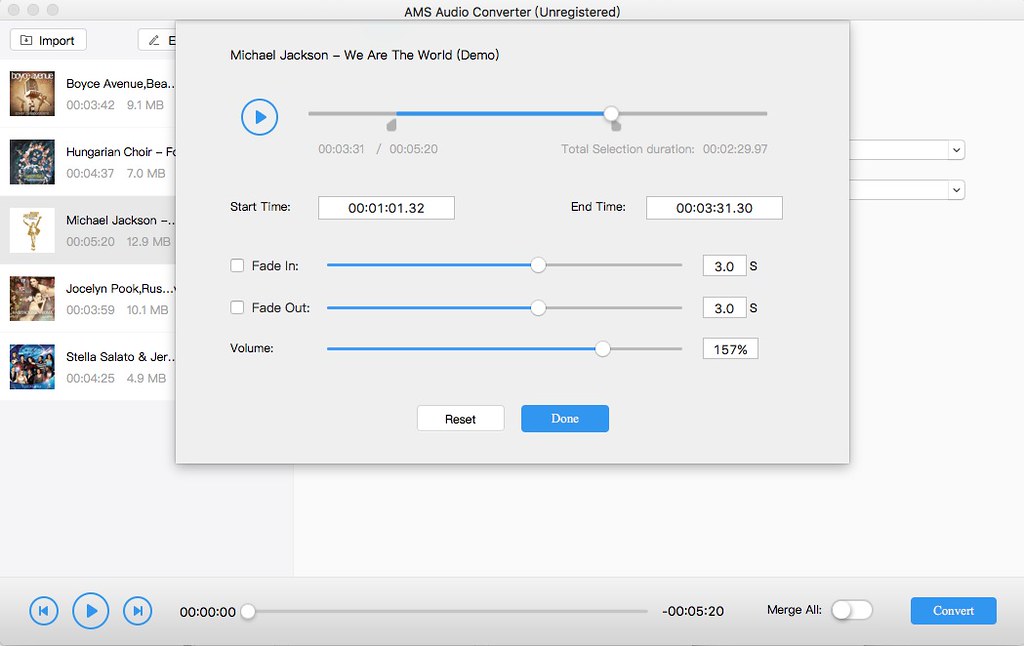 Download AMS Audio Converter For Mac 2.1.0