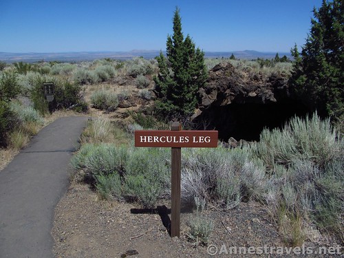 Entrance to Hercules Leg Cave, Lava Beds National Monument, California