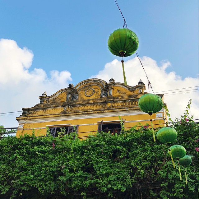 Five things you must do in Danang - yellow house and lanterns