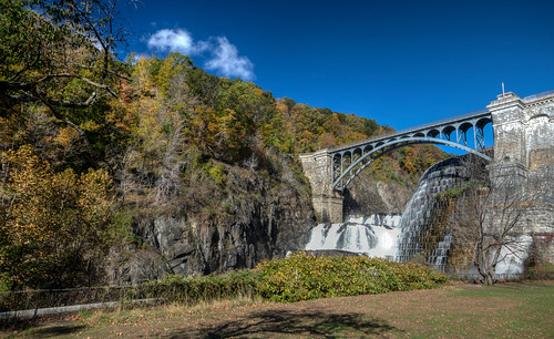 croton gorge crotongorge newyork ny waterfall bridge arch dam crotondam hudson landscape autumn fall