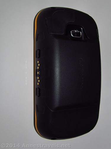 Side View of the Garmin Montana 600 GPS