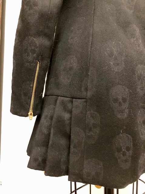 Quart Coat made with Alexander McQueen fabric