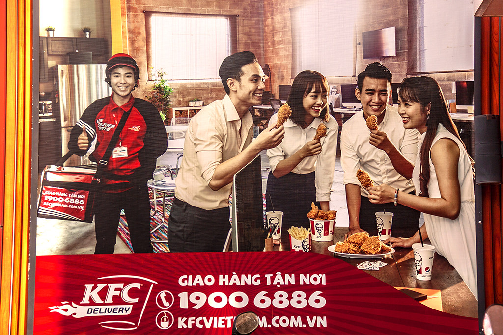 KFC ad on Hau Giang--Saigon
