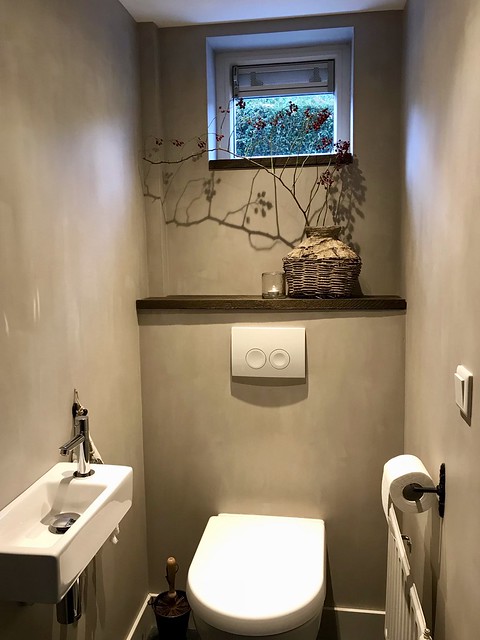Draadmand toiletrollen toilet landelijke stijl