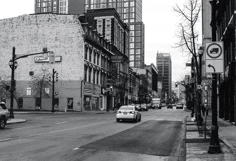 James St. Looking Downtown