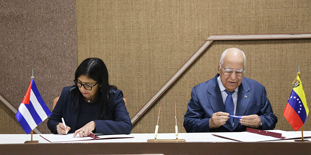 Vicepresidenta Delcy Rodríguez firma acuerdos del Plan Anual de Cooperación Cuba – Venezuela