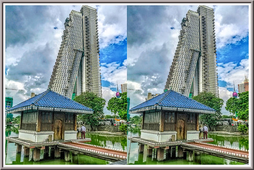 seemamalakayatemple colombo srilanka 3d stereoscopy stereophotography