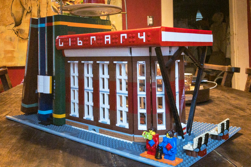 Moc Bookshelf Library Wip Lego Town Eurobricks Forums