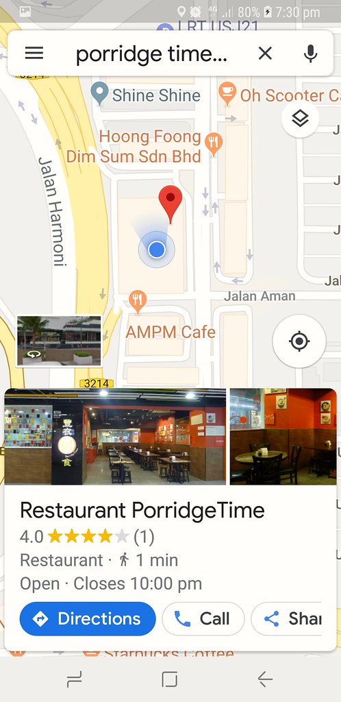 @ Porridge Time (丰衣粥食) at Main Place USJ21