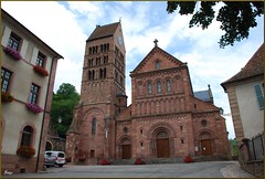 🇫🇷 🇪🇺 Iglesia de San Pantaleón (Gueberschwihr, Alsacia, Francia, 28-7-2011)