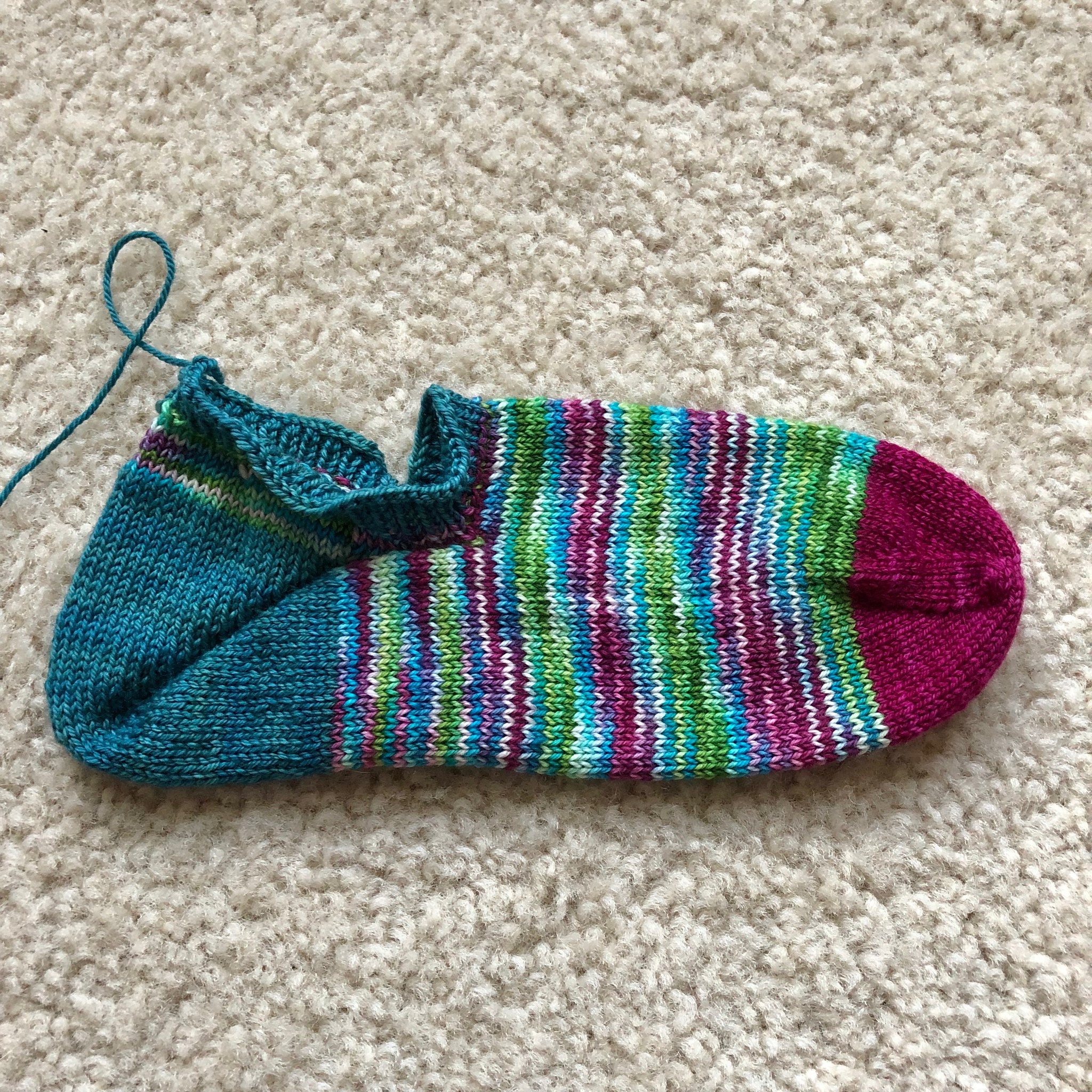 Mermaid footie socks