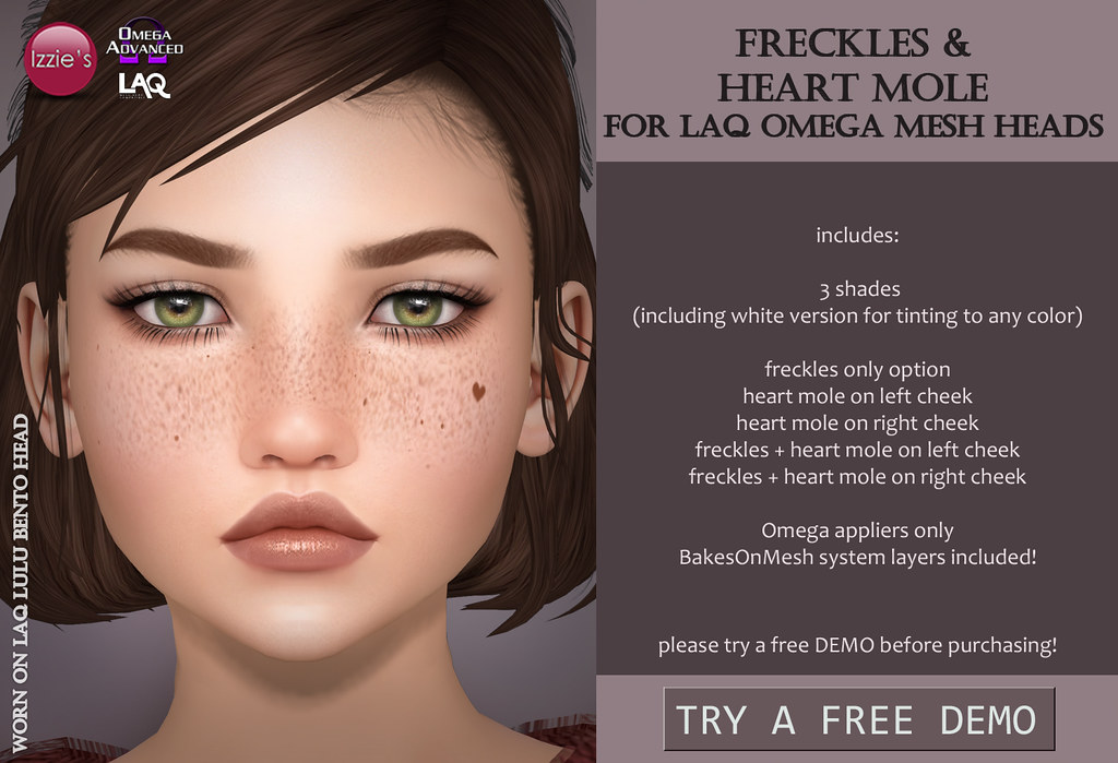 Freckles & Heart Mole (LAQ Omega) for FLF