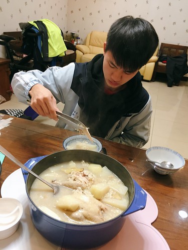 20171114早餐-韓國人蔘雞粥