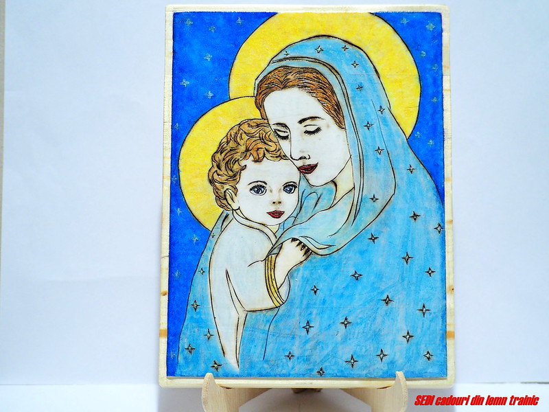 Sfanta Maria și pruncul Isus