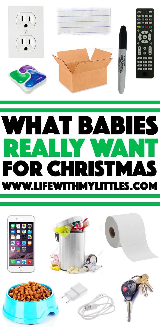 Getting your baby a Christmas present really isn't all that hard. I mean they've been giving you hints all their life. Here's a hilarious look at what babies REALLY want for Christmas!