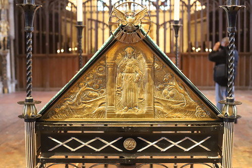 The shrine of St Swithun, Winchester Cathedral, Hampshire