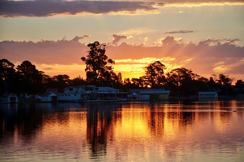 ballarat lakewendouree sunset