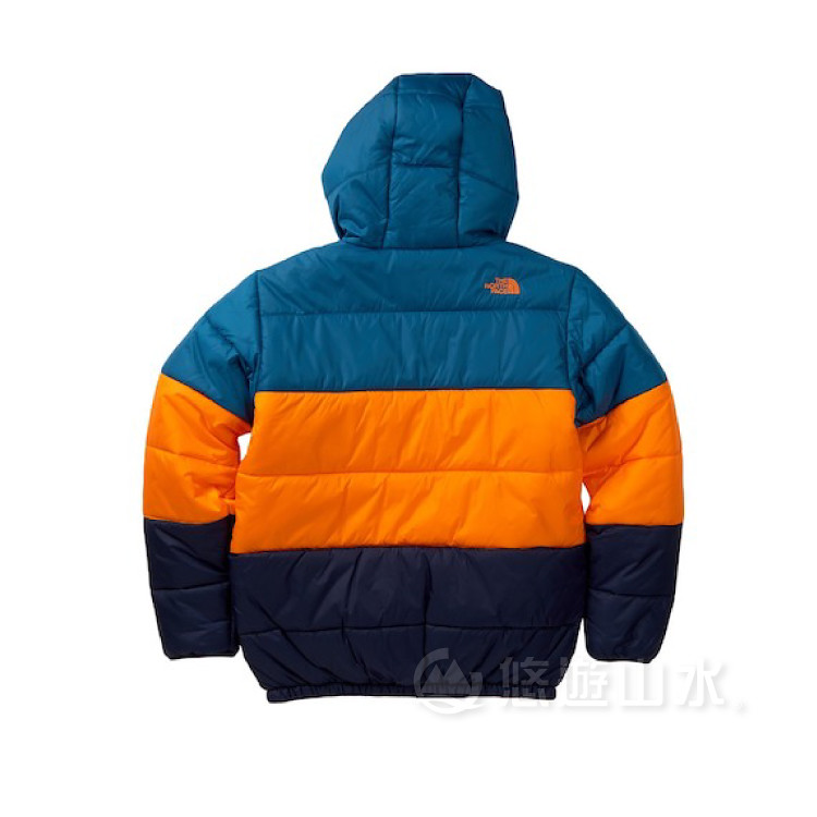 【The North Face 男童 雙面保暖外套《埃及藍》】CC24/耐磨/防寒外套/輕量