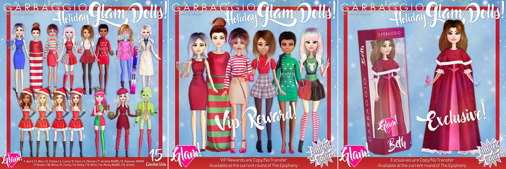 Holiday Glam Dolls Gacha Key+Reward+Exclusive - TeleportHub.com Live!