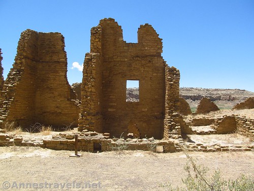 Kin Klesto. It's a lot of fun to take pictures through the windows. Chaco Culture National Historical Park, New Mexico