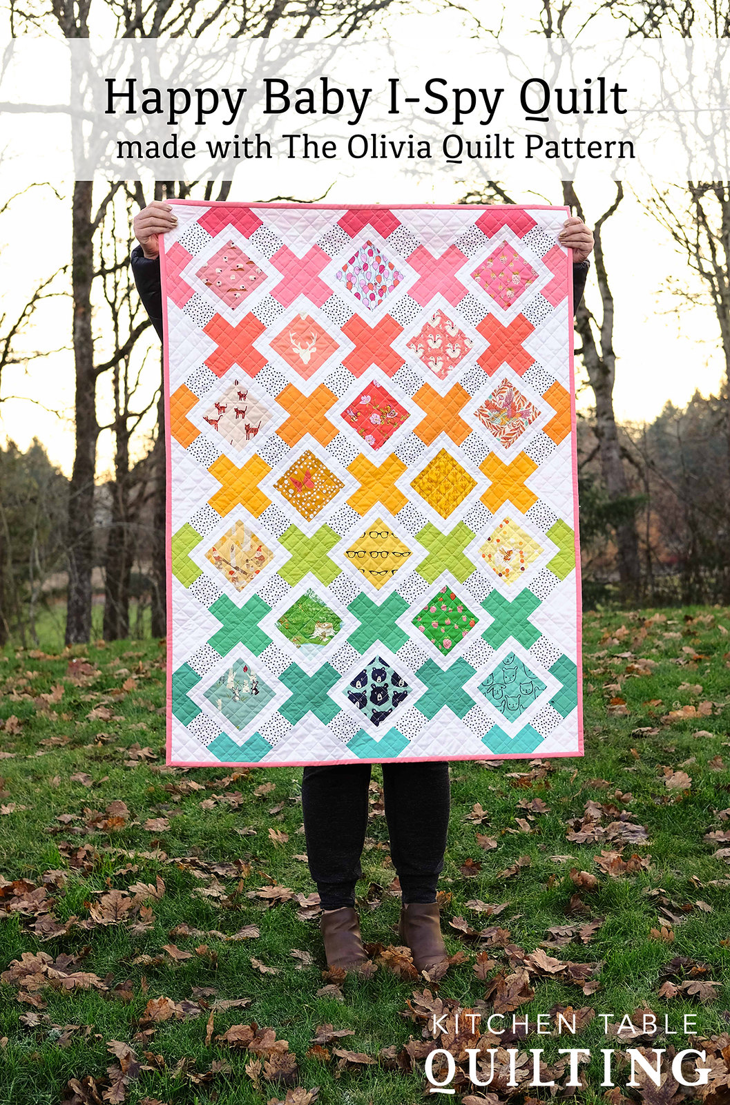 Happy Baby I-Spy Olivia Quilt - Kitchen Table Quilting