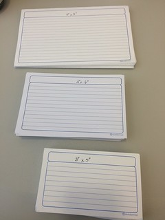 Index cards