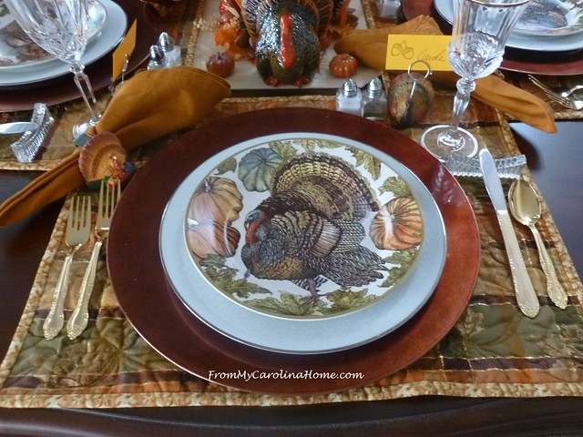 Thanksgiving Tablescape 2018 at FromMyCarolinaHome.com