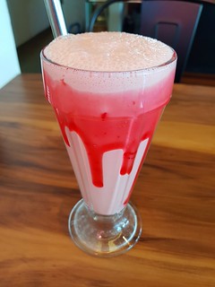 Strawberry Milkshake at Yavanna