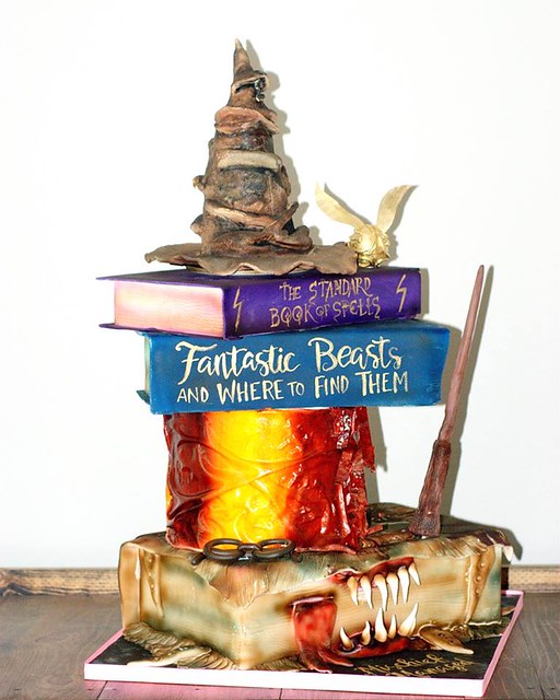 Fantastic Beasts Theme Cake by Sinfully Sweet Cake Design