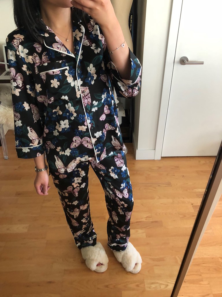 c/o Ann Taylor Printed Pajama Set, size XXS regular
