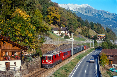 rhätischebahn rhb küblis graubünden zwitserland dieschweiz