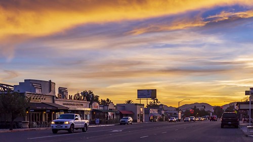 timelapse ramona califonria sandiego sandiegocounty smalltown sunset clouds sky street autos cars