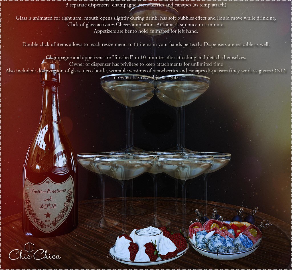 Buffet champagne dispenser by ChicChica @ Collabor88