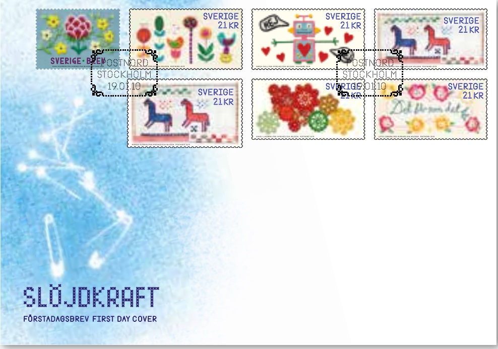 Sweden - The Power of Handicrafts (January 10, 2019) first day cover