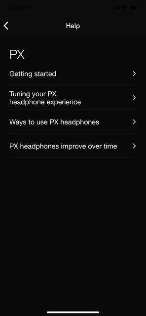 Bowers & Wilkins Headphones iOS App - Help