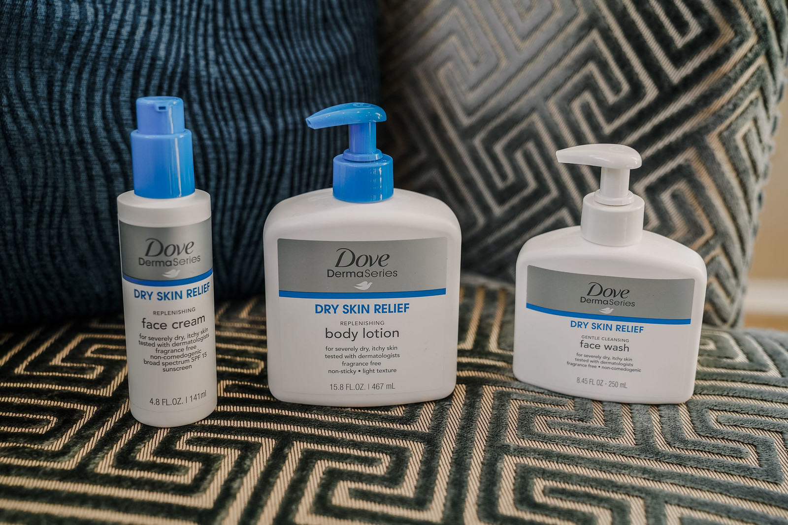hydrate your skin in the winter with dove derma