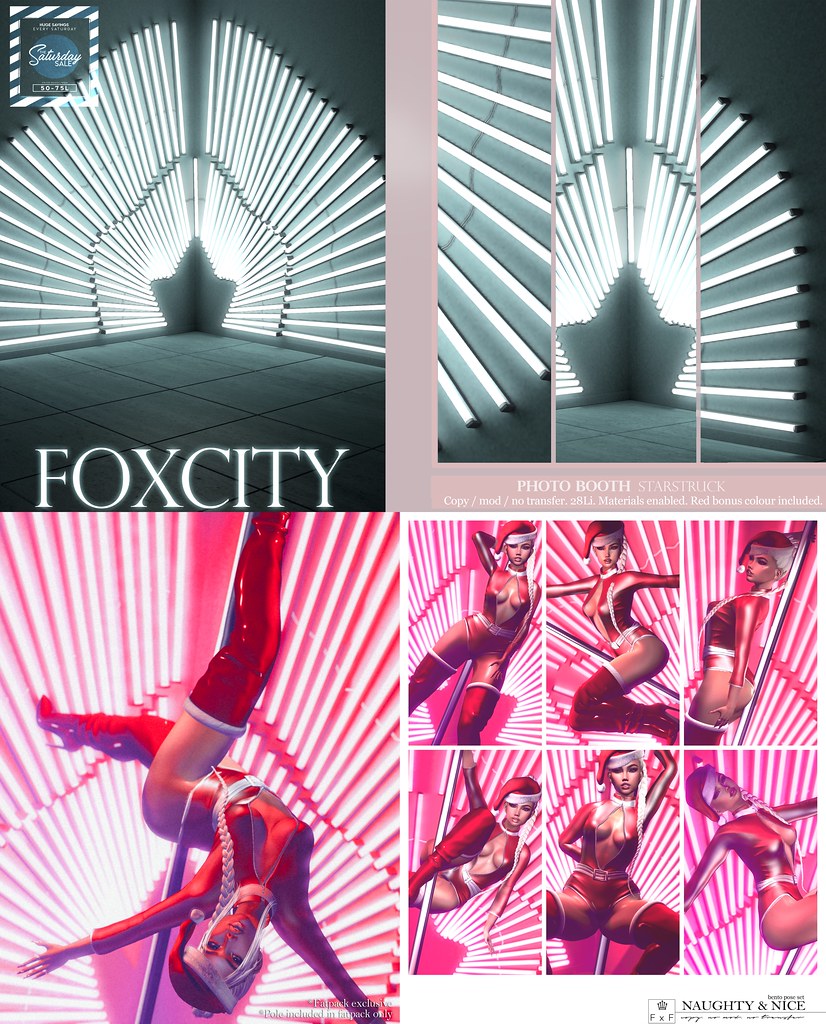 FOXCITY. Naughty & Nice & Startruck for Saturday Sale - TeleportHub.com Live!