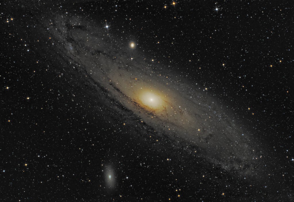 Messier 31 (Andromeda Galaxy) with Messiers 32 and 110 (AGAIN!)