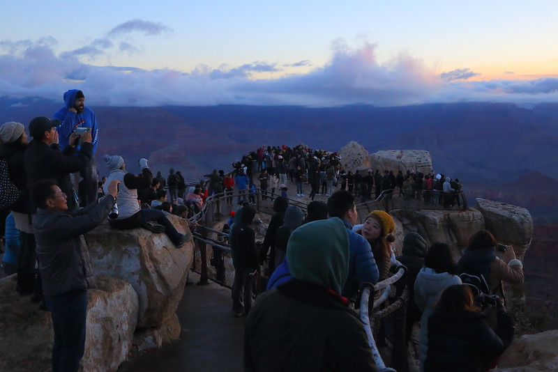 IMG_8784 100+ Visitors at Mather Point for Sunrise