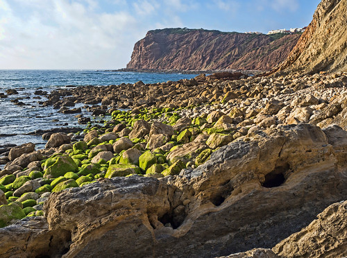 cielo mar océano agua acantilado rocas paisaje sãomartinhodoporto alcobaça distritodeleiria portugal